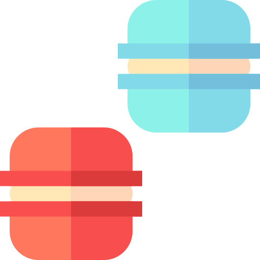 Macarons Basic Straight Flat icon