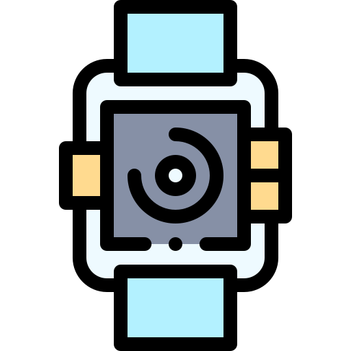 Smartwatch Detailed Rounded Lineal color icon