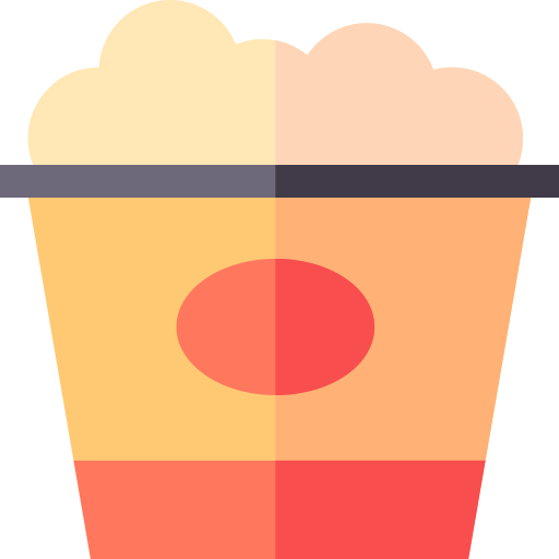 popcorn Basic Straight Flat icon