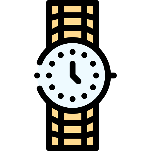 Hand watch Detailed Rounded Lineal color icon