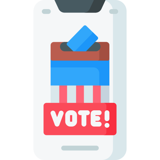 Online voting Special Flat icon