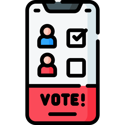 オンライン投票 Special Lineal color icon