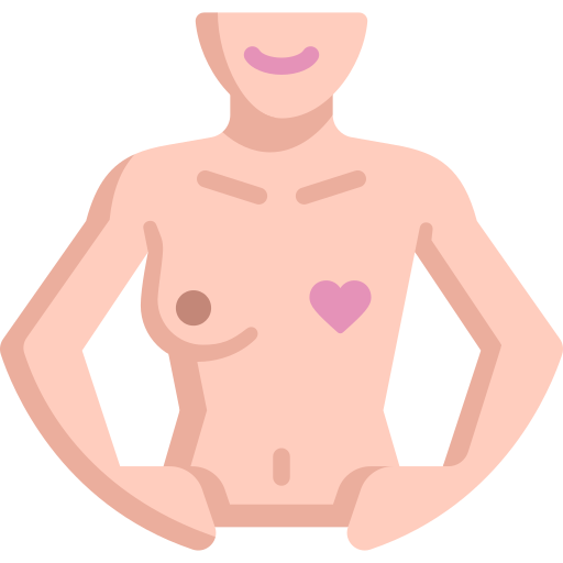 Breast cancer Special Flat icon