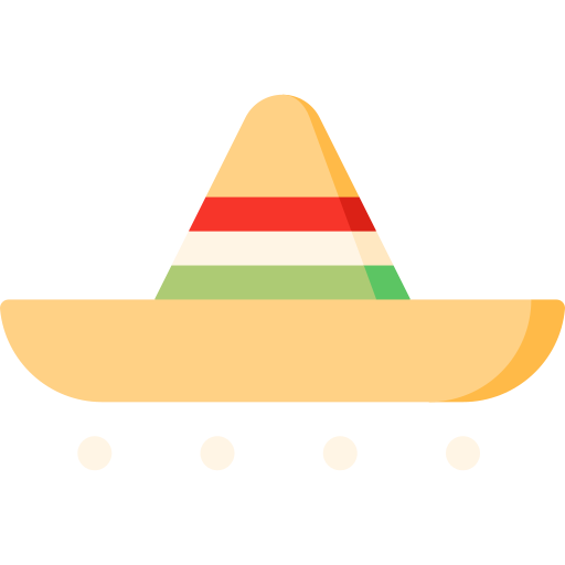 멕시코 모자 Special Flat icon