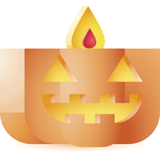 かぼちゃ 3D Toy Gradient icon