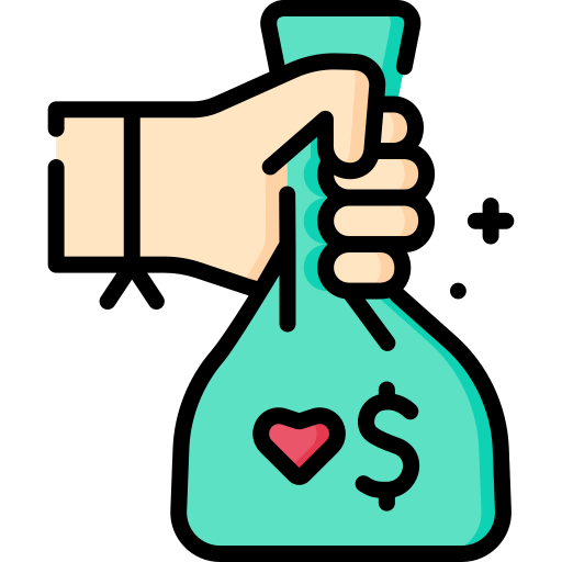 Money bag Special Lineal color icon