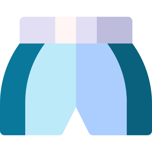 pantalones cortos de boxeo Basic Rounded Flat icono