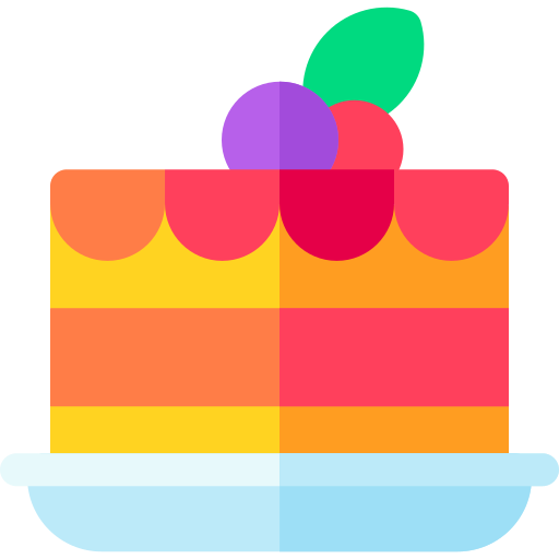 kuchen Basic Rounded Flat icon