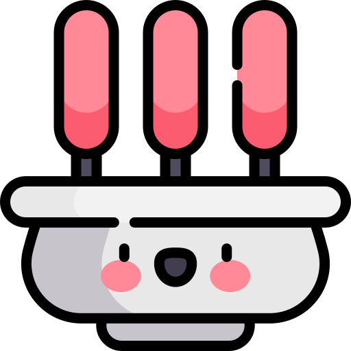 Incense stick Kawaii Lineal color icon