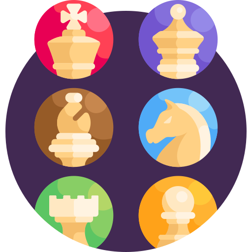 schachfiguren Detailed Flat Circular Flat icon