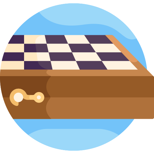 Шахматная доска Detailed Flat Circular Flat иконка