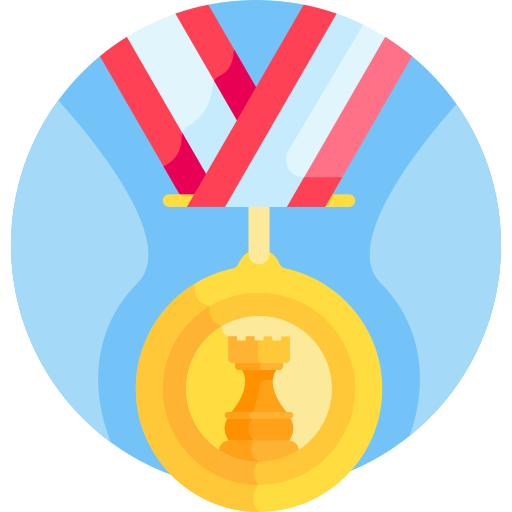 medalha Detailed Flat Circular Flat Ícone
