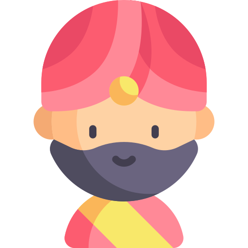 Indian Kawaii Flat icon