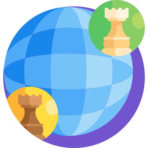ajedrez Detailed Flat Circular Flat icono