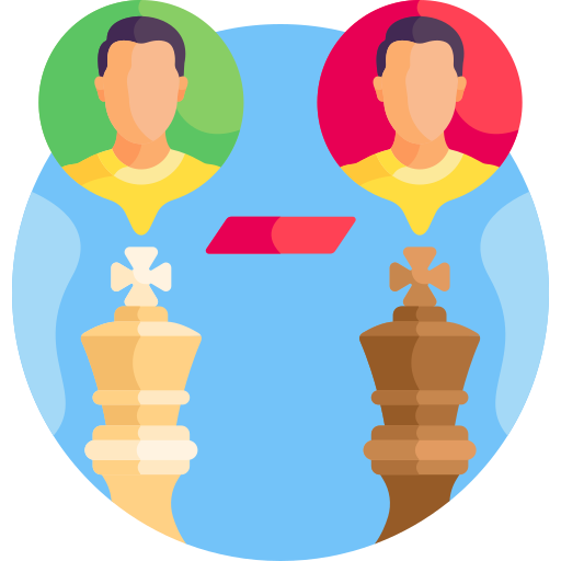 schaakspel Detailed Flat Circular Flat icoon