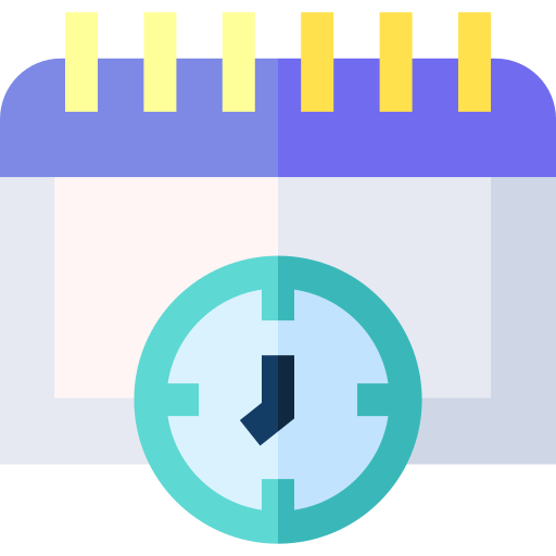 Calendar Basic Straight Flat icon