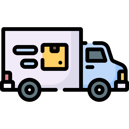 Delivery truck Special Lineal color icon