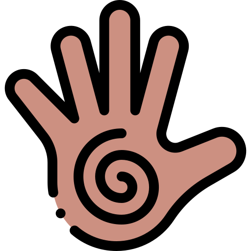 Hand Detailed Rounded Lineal color icon
