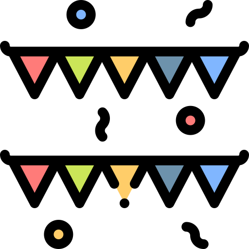 garlands Detailed Rounded Lineal color icon