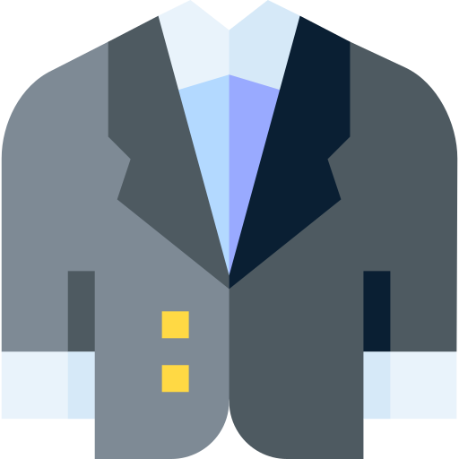 Suit Basic Straight Flat icon