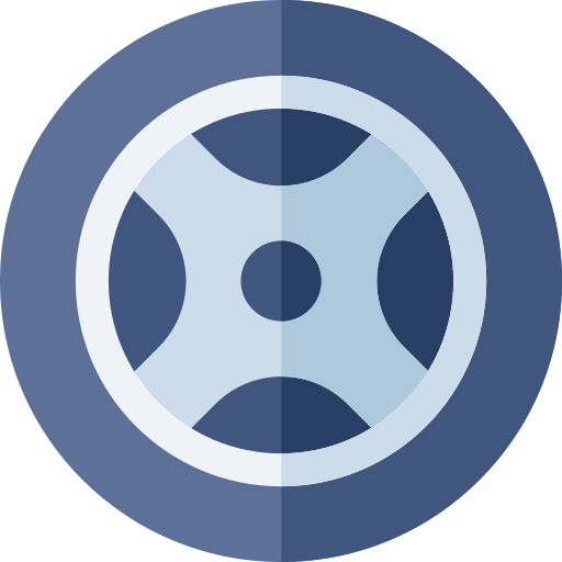 Wheel Basic Straight Flat icon