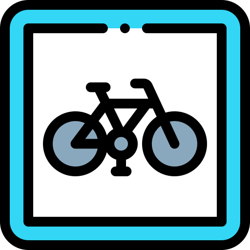 fahrrad Detailed Rounded Lineal color icon