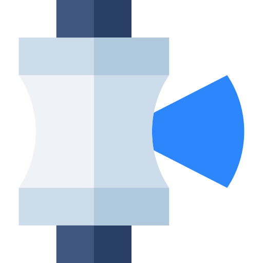 válvula Basic Straight Flat icono