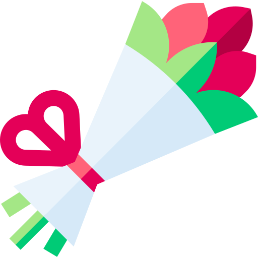 Bouquet Basic Straight Flat icon