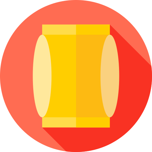snack Flat Circular Flat icon