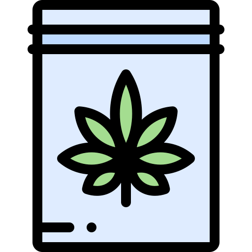 대마초 Detailed Rounded Lineal color icon