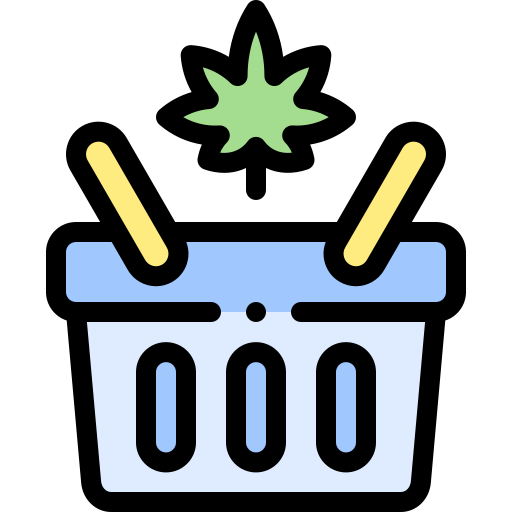 Shopping cart Detailed Rounded Lineal color icon