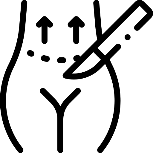 liposuccion Detailed Rounded Lineal Icône