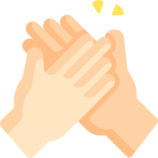 Clapping Special Flat icon