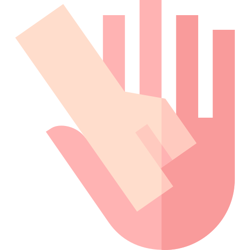 hand Basic Straight Flat icon
