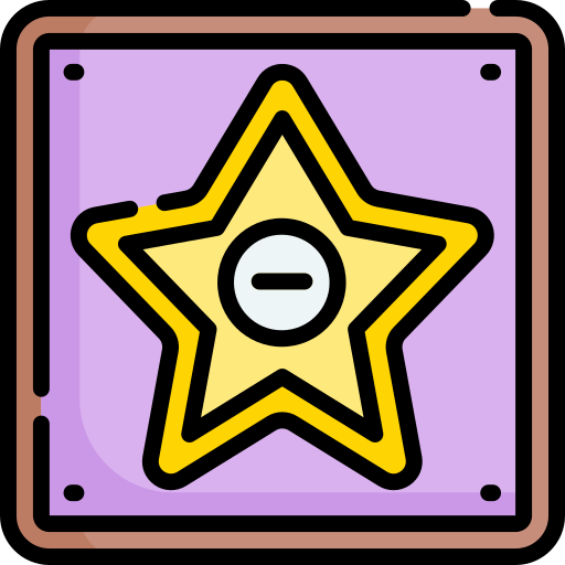 명예의 거리 Special Lineal color icon