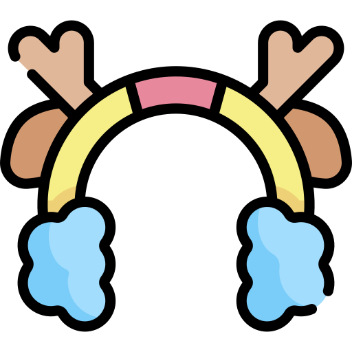 cache-oreilles Kawaii Lineal color Icône