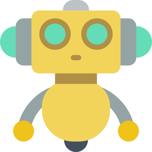 Robot Basic Miscellany Flat icon