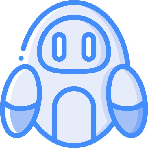 roboter Basic Miscellany Blue icon