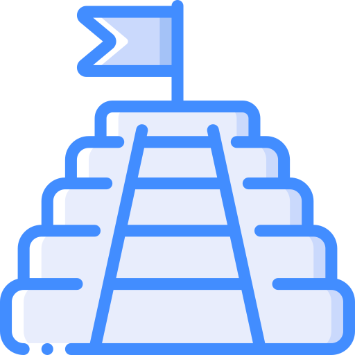 Ladder Basic Miscellany Blue icon