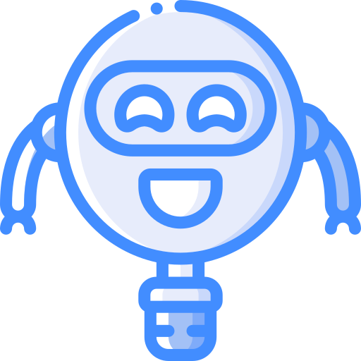 robot Basic Miscellany Blue ikona