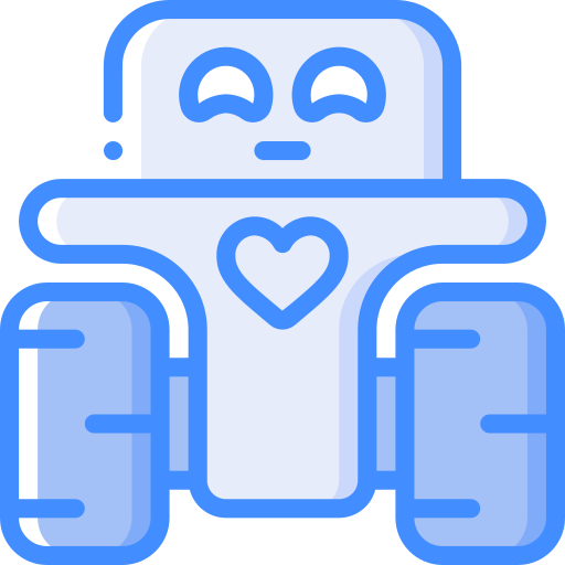 robot Basic Miscellany Blue icoon