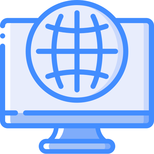 인터넷 브라우저 Basic Miscellany Blue icon