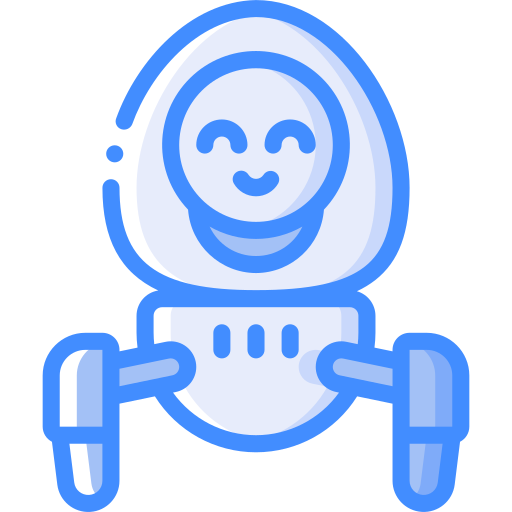 robot Basic Miscellany Blue icona