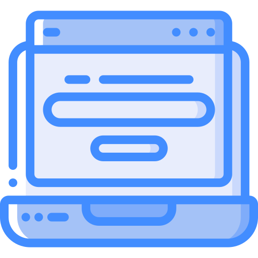 웹 브라우저 Basic Miscellany Blue icon