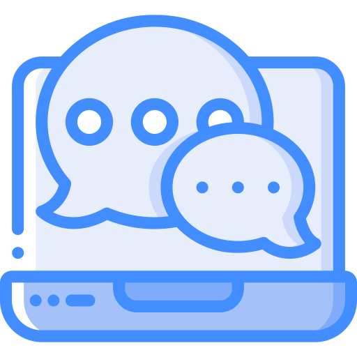 chatten Basic Miscellany Blue icoon