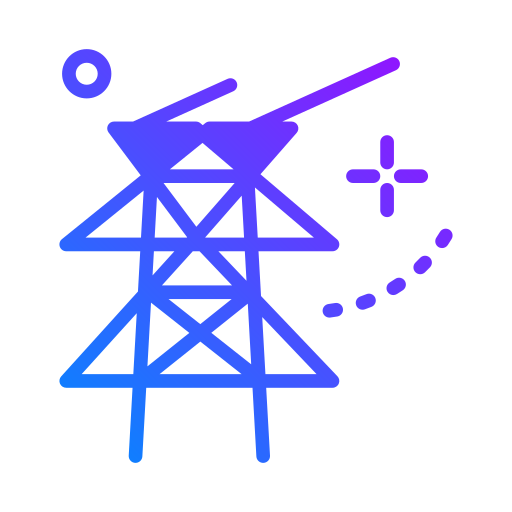 Электрическая башня Generic Gradient иконка