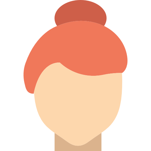 Woman hair Basic Miscellany Flat icon