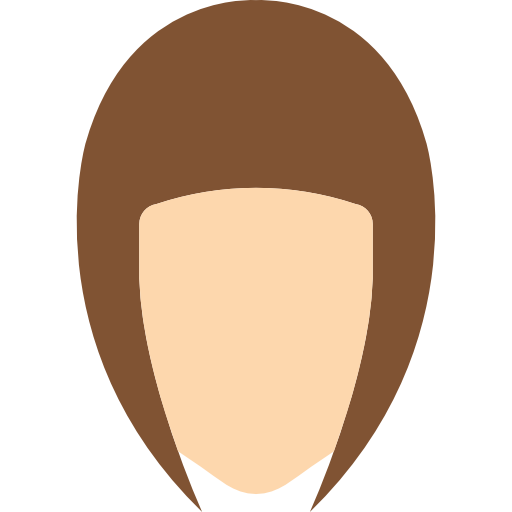 cabelo de mulher Basic Miscellany Flat Ícone
