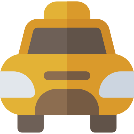 taxi Basic Rounded Flat icon