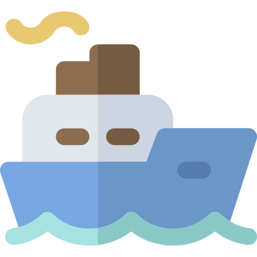 Ship Basic Rounded Flat icon